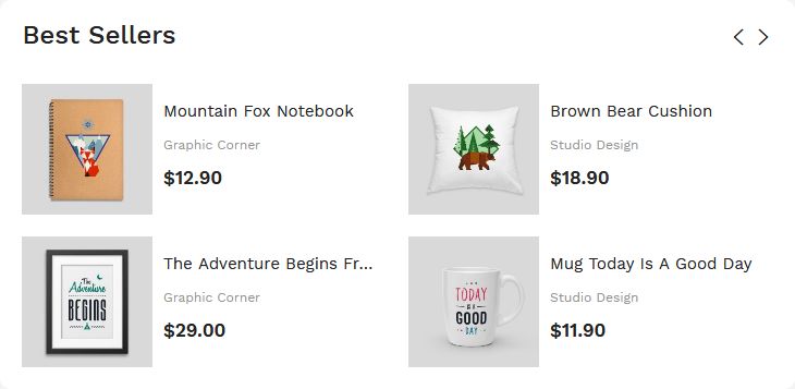 frontend bestsellers